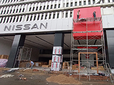 4S店汽車標識招牌立牌全套制作